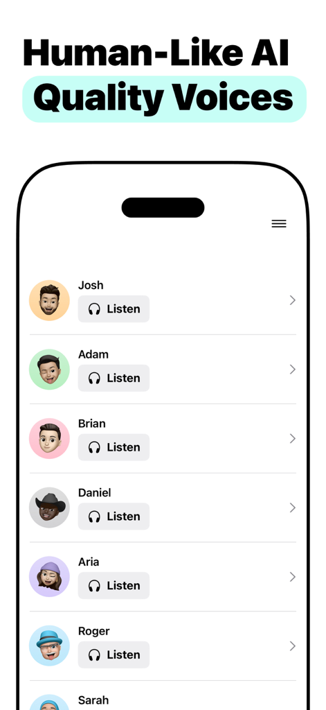 Labs AI : Text to Speech - Labs AIアプリで人間のようなAIボイスの選択