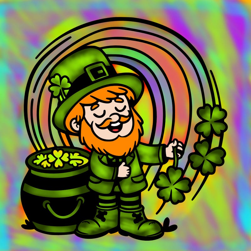 st patrick day rainbow