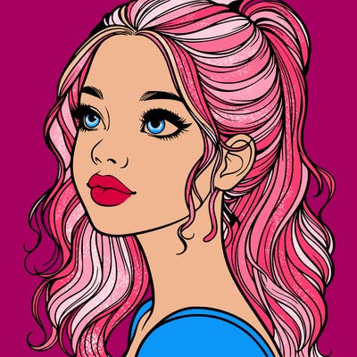 beautiful realistic girl