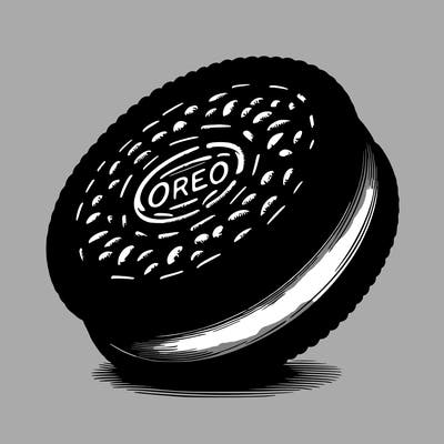 realistic oreo
