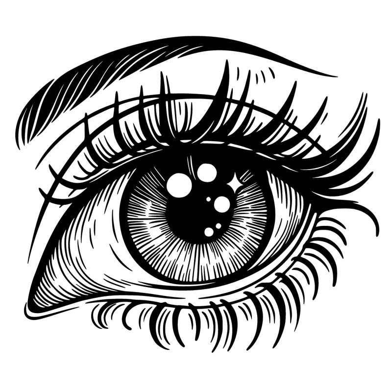 beautiful eye watercolor