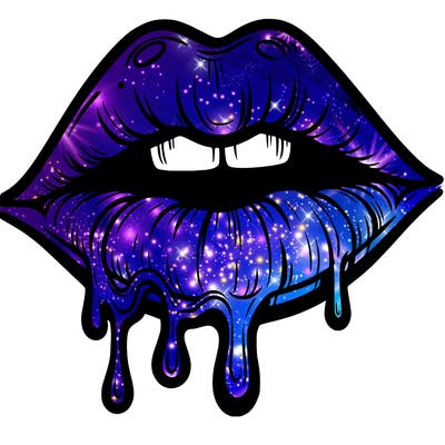 lips that look realistic and drip