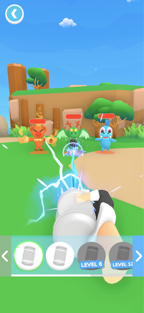 Monster Box! - 白い箱からのビームでモンスターを捕まえる一人称視点