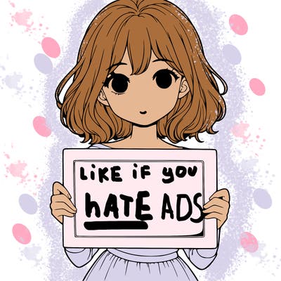 girl holding a blank sign realistic