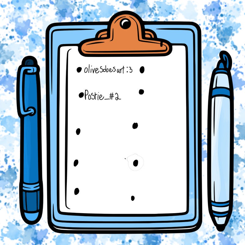 blank clip board with pen