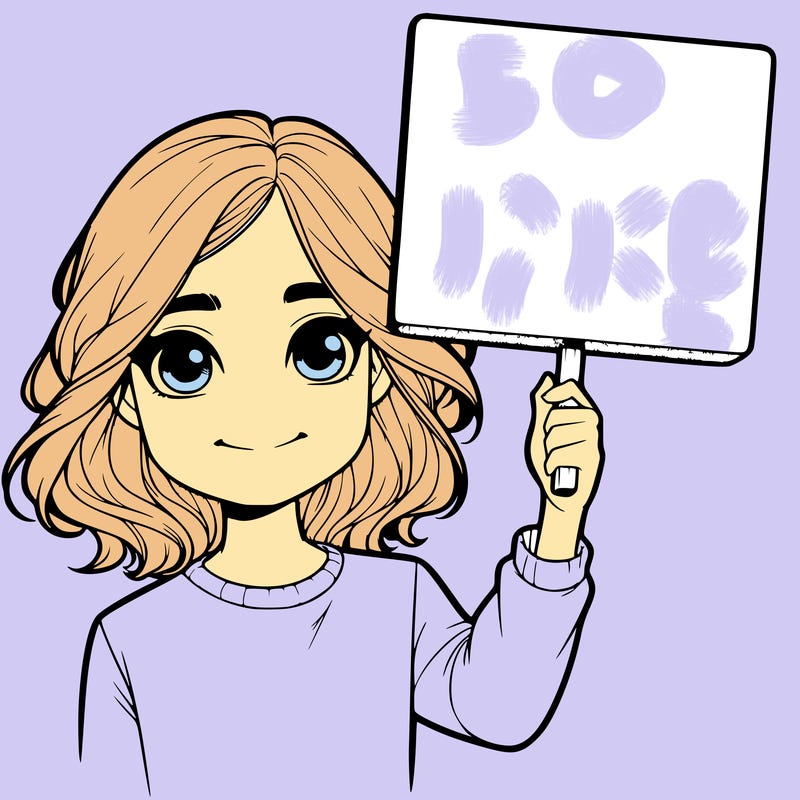 realistic girl holding up a sign