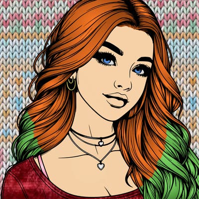 detailed realistic girl