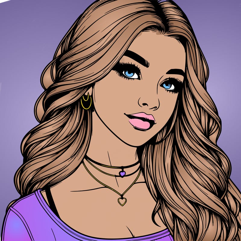 detailed realistic girl