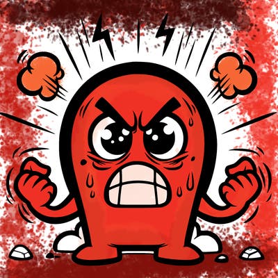 cartoon anger