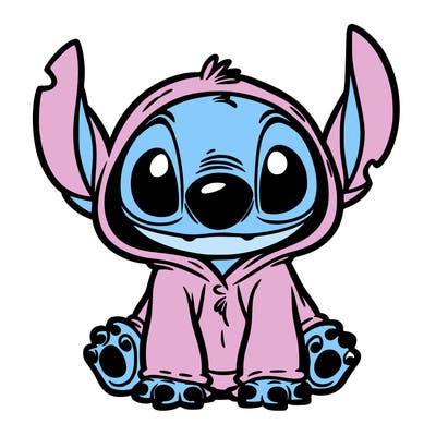 stitch in a dog costume