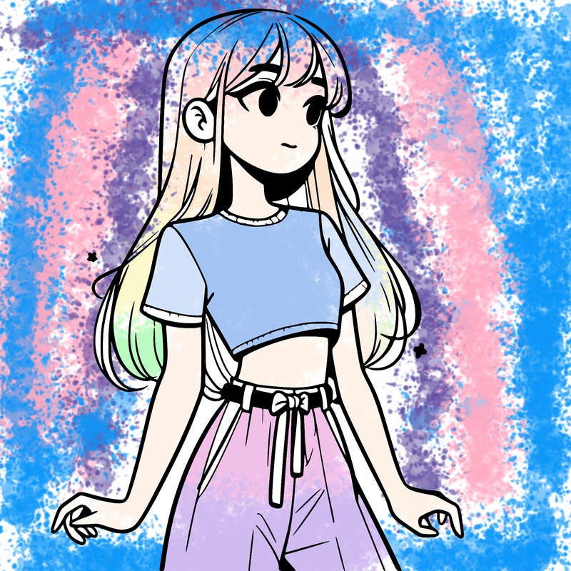 girl in a cute crop top