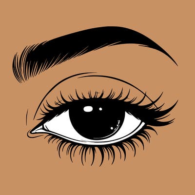 eye closed realistic