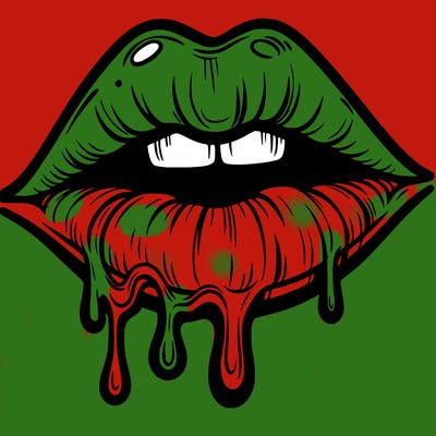 lips that look realistic and drip