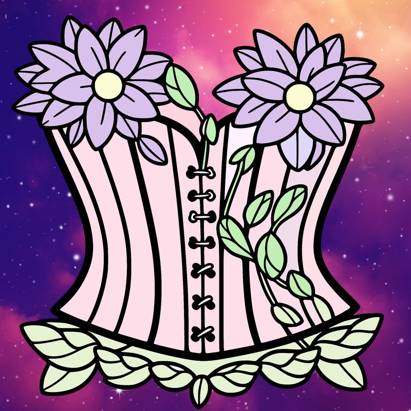 flower corset