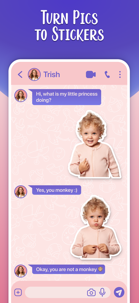 My Baby Story & Stickers Maker - Photo & Video App | MWM