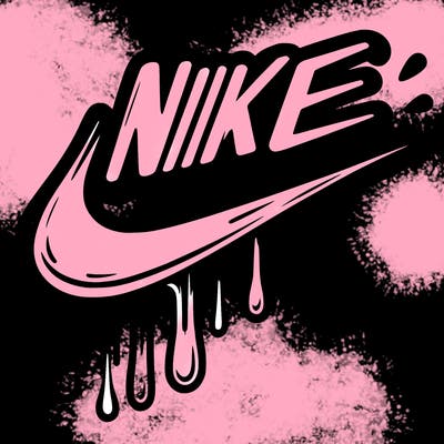 nike swoosh drippy