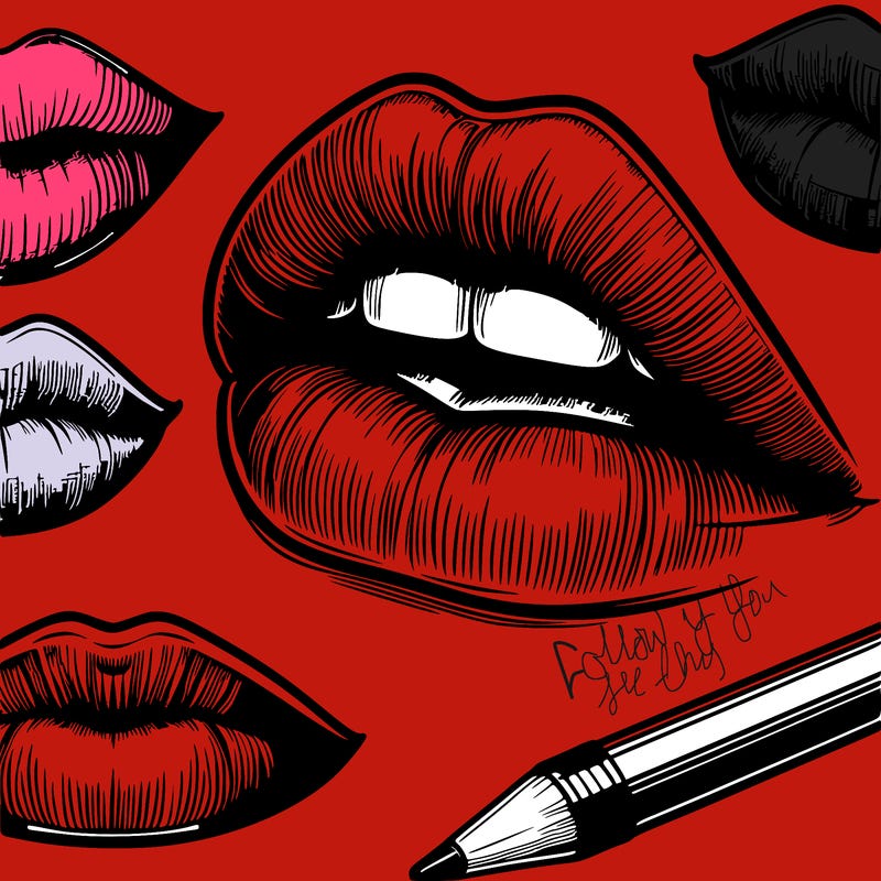 realistic  lips