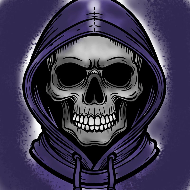 skull hoodie