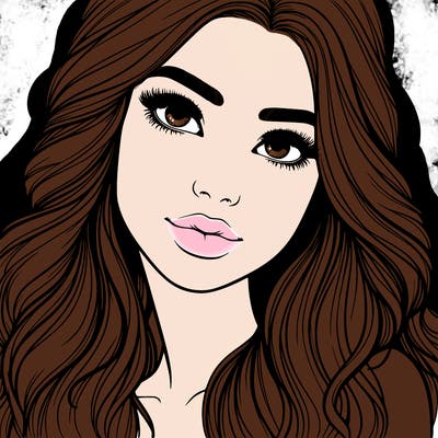 beautiful realistic girl