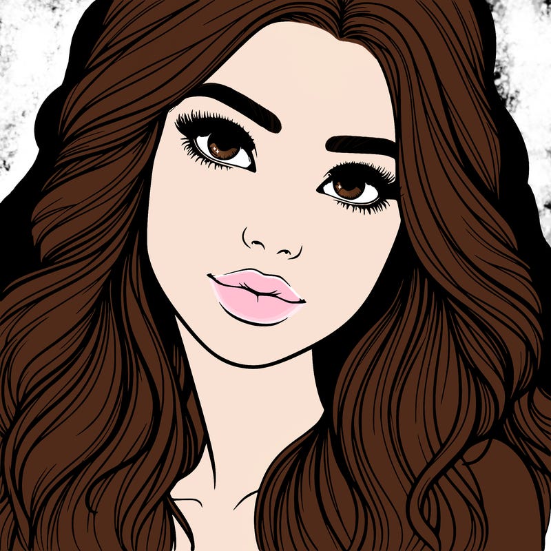 beautiful realistic girl