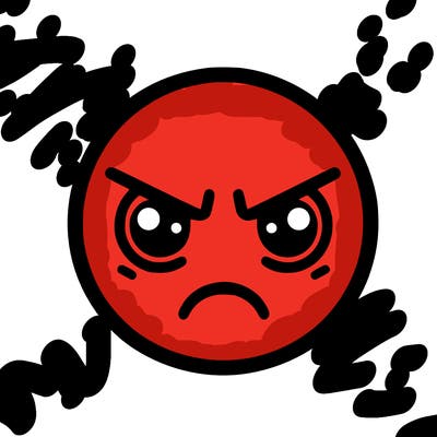 angry face from inside out