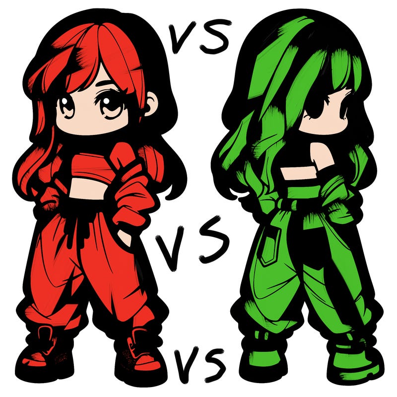 girl in crop top and baggy pants