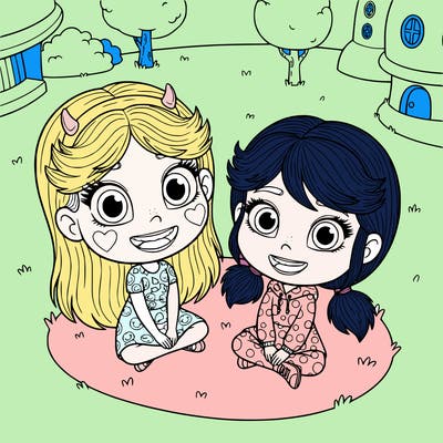 star butterfly with marinette