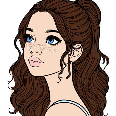 beautiful realistic girl