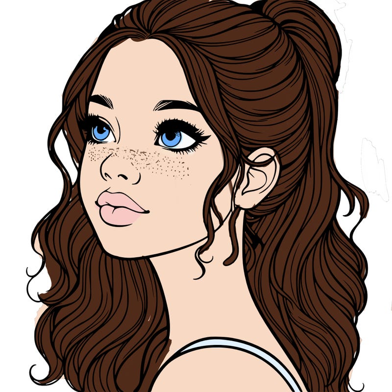 beautiful realistic girl