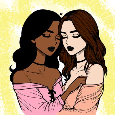 realistic girls in love