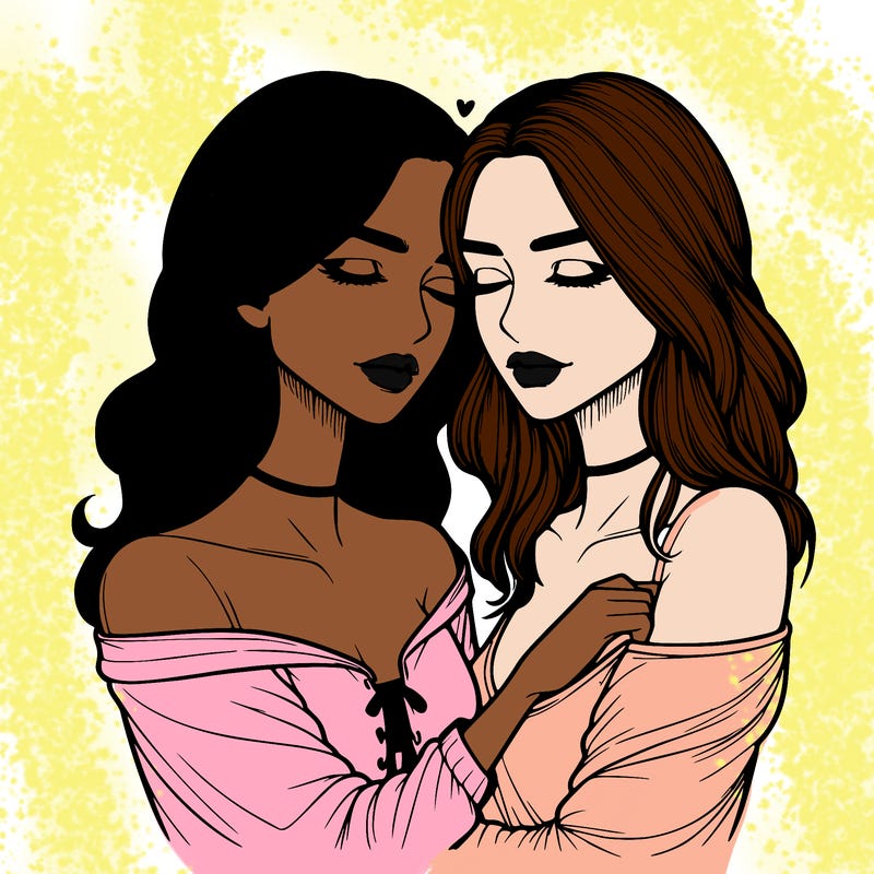 realistic girls in love