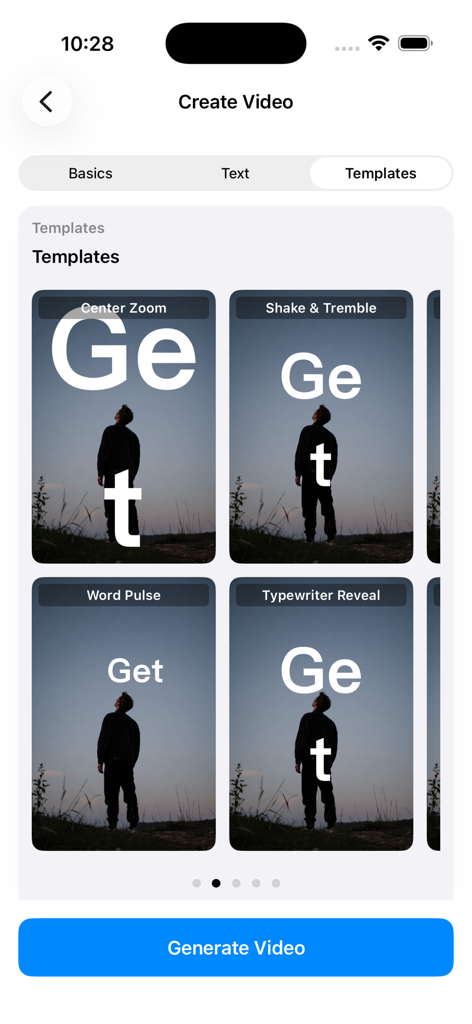 MyInstants Meme Maker Lite - Selección de plantillas de animación de video para crear memes en la aplicación MyInstants Lite