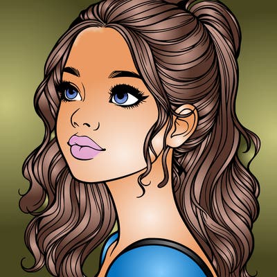 beautiful realistic girl