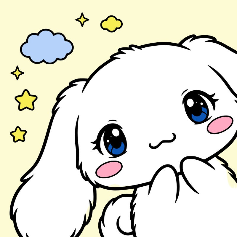 anime cinnamoroll cute fluffy