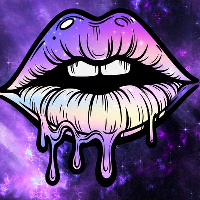 lips that look realistic and drip