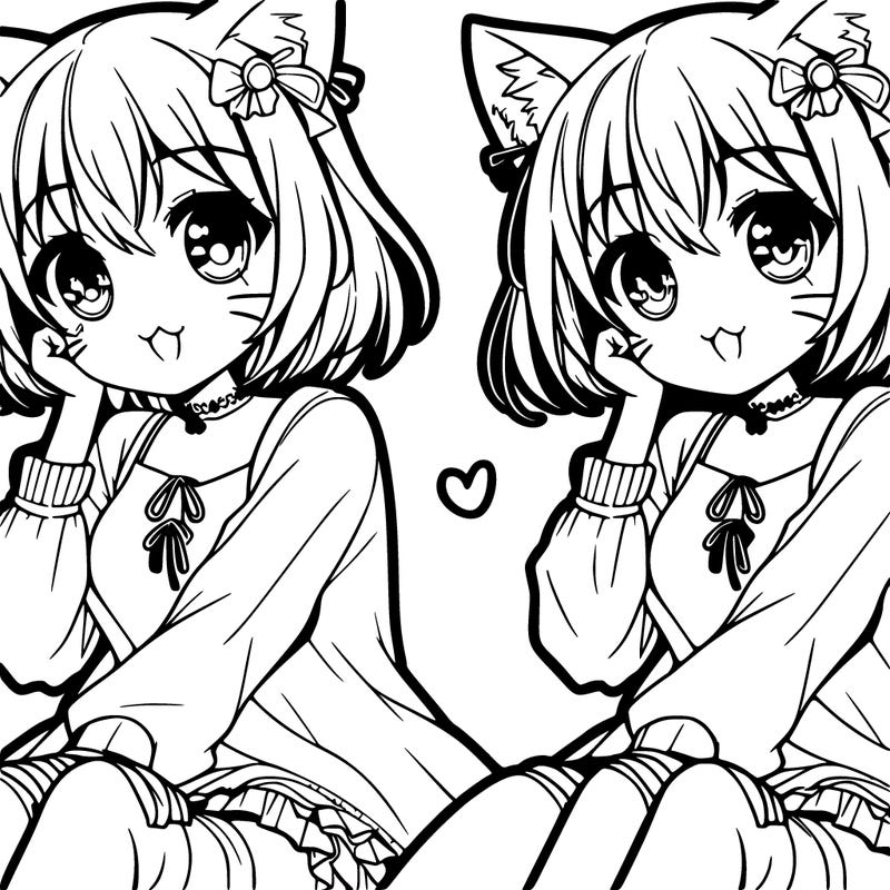 manga cat girl