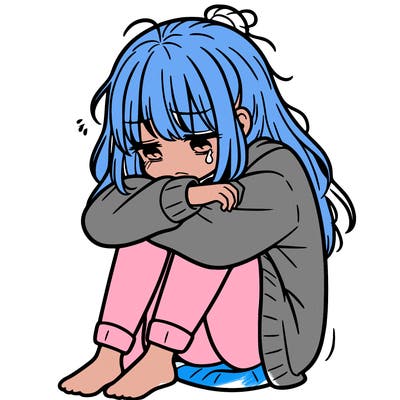 depressed girl