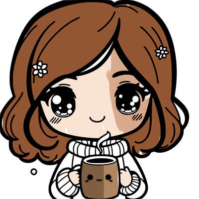 girl with a mug