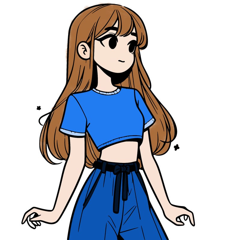 girl in a cute crop top