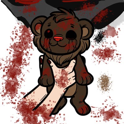 baby lion being held up