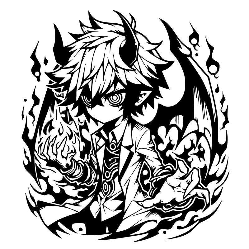 manga character demons