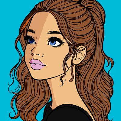 beautiful realistic girl