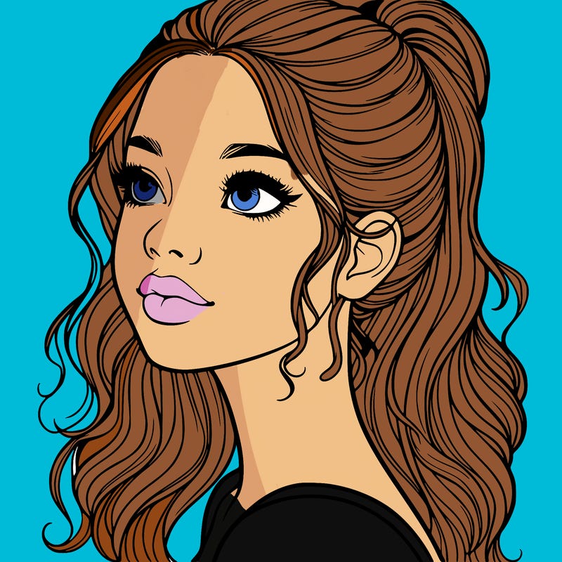 beautiful realistic girl