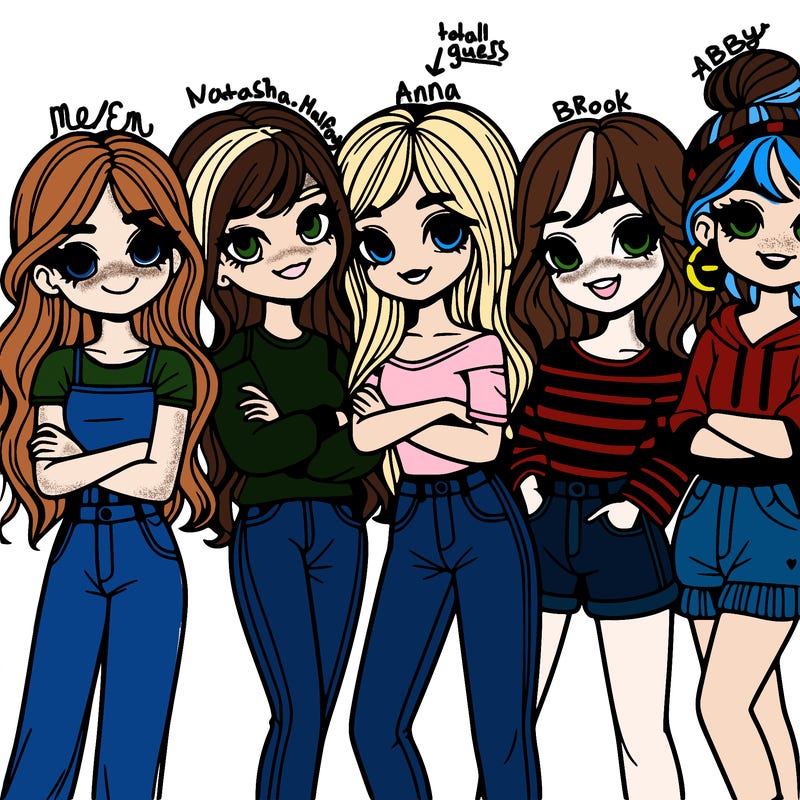 group of girl friends