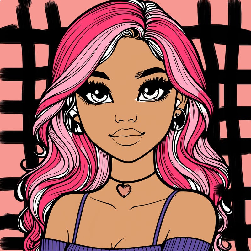 realistic pretty girl