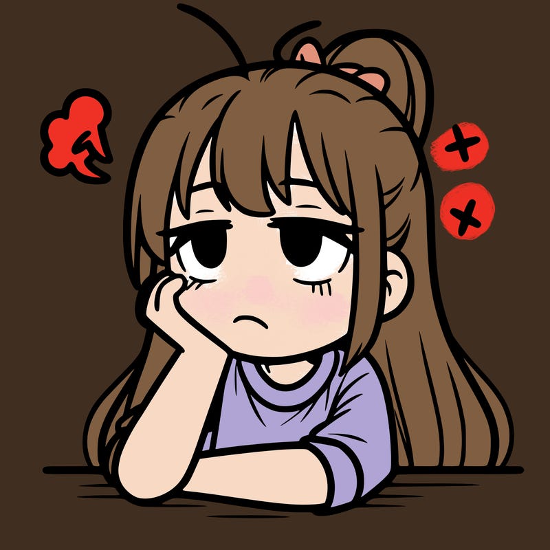 girl bored