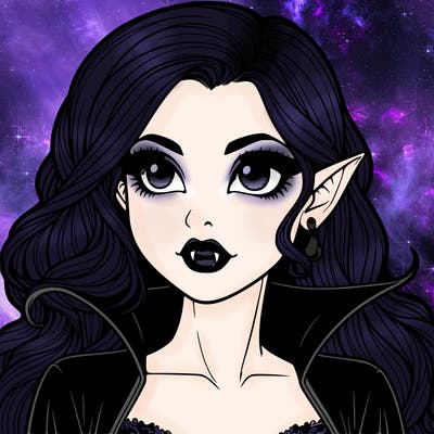 realistic vampire girl