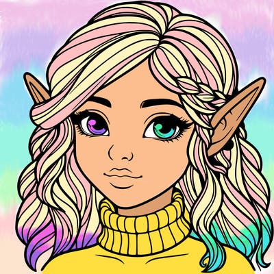 realistic girl elf