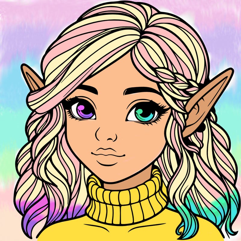 realistic girl elf