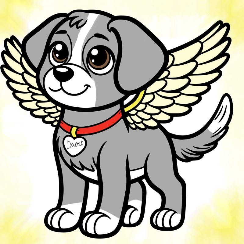 dog with wings